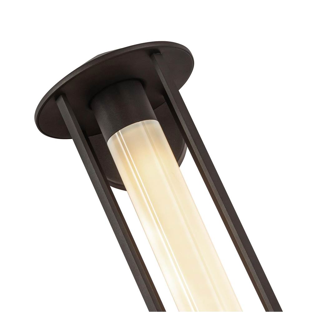 Alora Lighting EW526318BZGO Bronze,Glossy Opal Glass Tenko 18-in Bronze/glossy Opal Glass 1 Light Exterior Wall Image 2