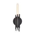 Alora Lighting Torres 9-in Matte Black 1 Light Wall/vanity