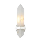Alora Lighting Valencia 5-in Polished Nickel/alabaster 1 Light Wall/vanity