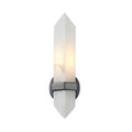 Alora Lighting Valencia 5-in Polished Nickel/alabaster 1 Light Wall/vanity