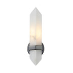 Alora Lighting Valencia 5-in Polished Nickel/alabaster 1 Light Wall/vanity