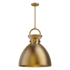 Alora Lighting Waldo 18-in Aged Gold 1 Light Pendant