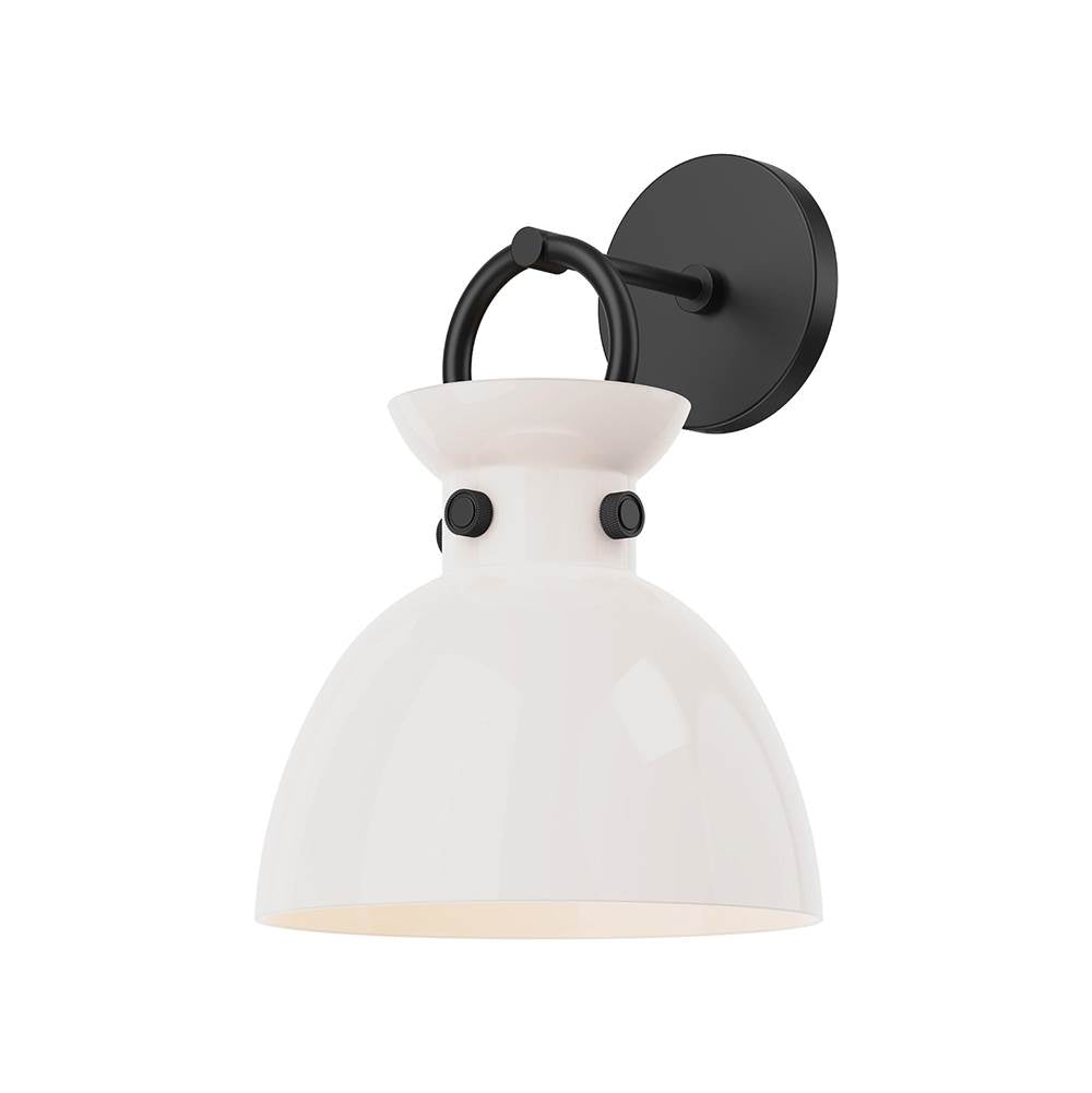 Alora Lighting Waldo 9-in Aged Gold/clear 1 Light Wall/vanity