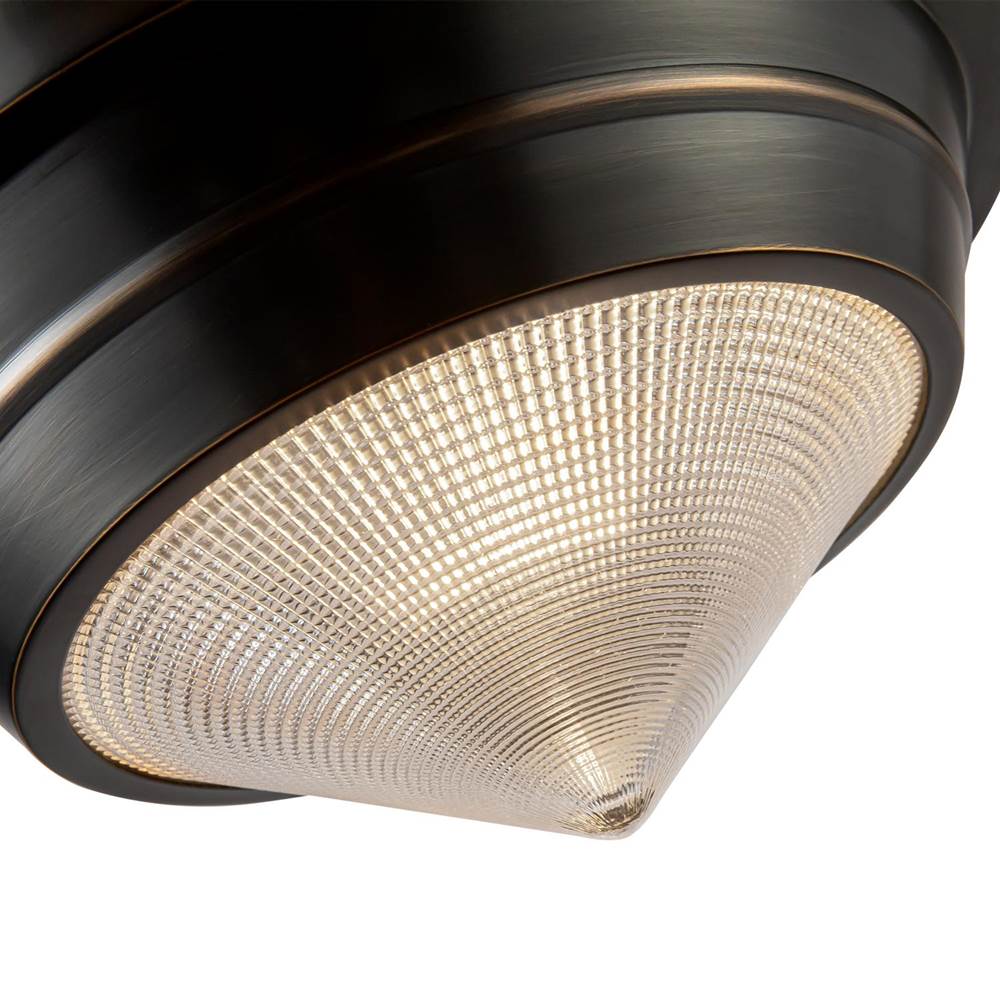 Alora Lighting Willard 10-in Polished Nickel/opal Matte Glass 1 Light Flush Mount