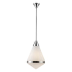 Alora Lighting PD348022PNOP Polished Nickel,Opal Matte Glass Willard 22-in Polished Nickel/opal Matte Glass 1 Light Pendant Image 1