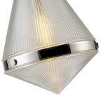Alora Lighting Willard 22-in Polished Nickel/opal Matte Glass 1 Light Pendant