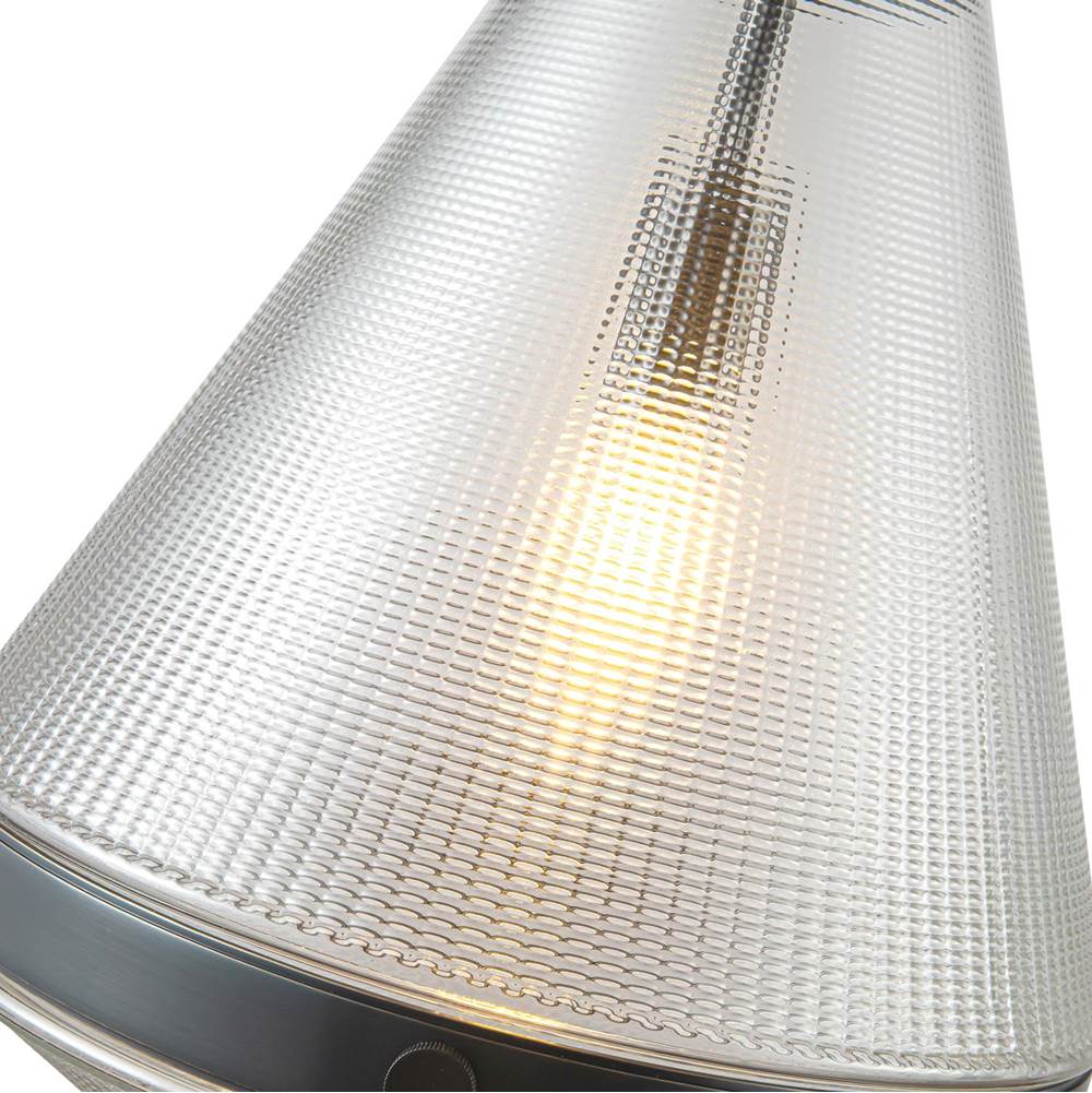 Alora Lighting Willard 22-in Polished Nickel/opal Matte Glass 1 Light Pendant