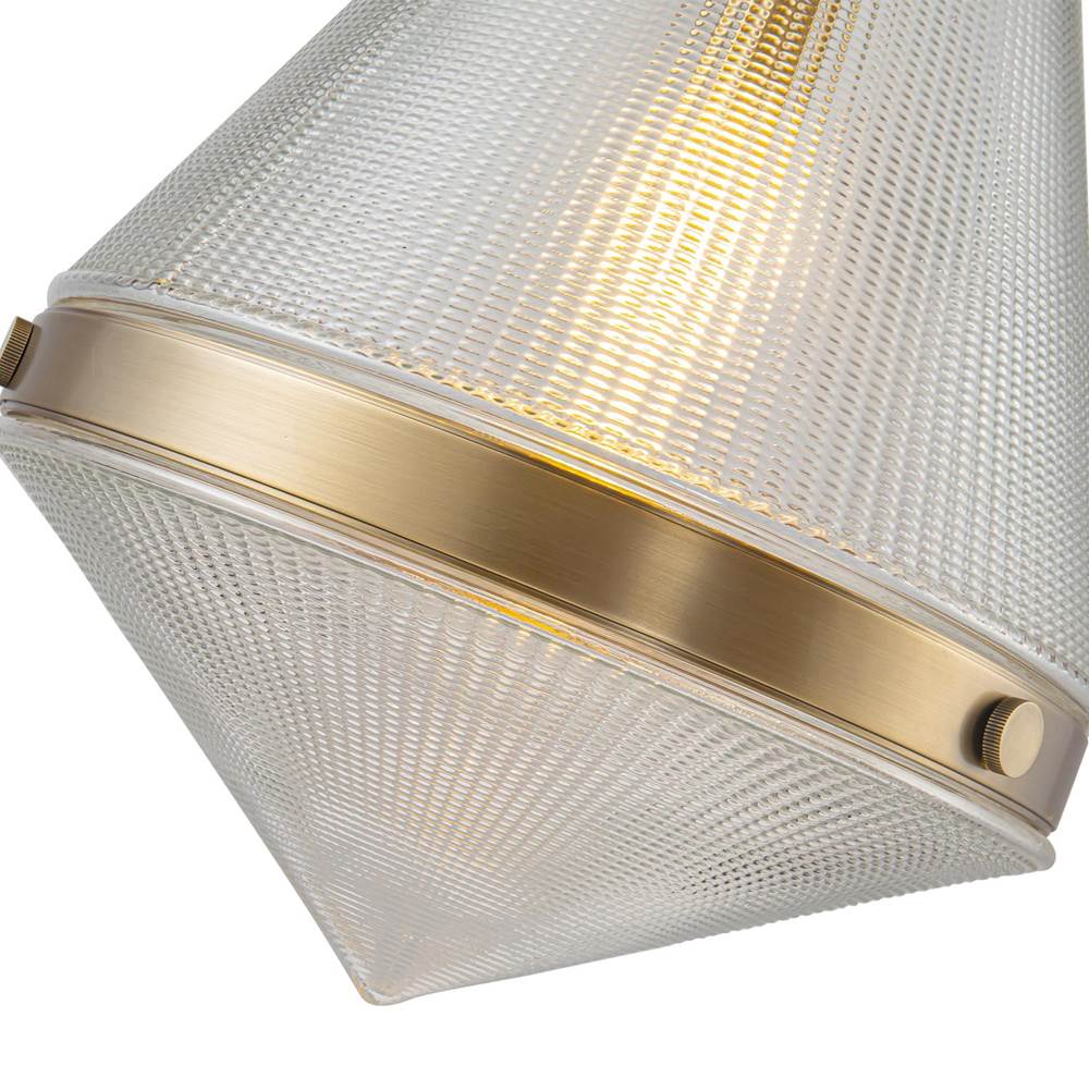 Alora Lighting Willard 22-in Polished Nickel/opal Matte Glass 1 Light Pendant