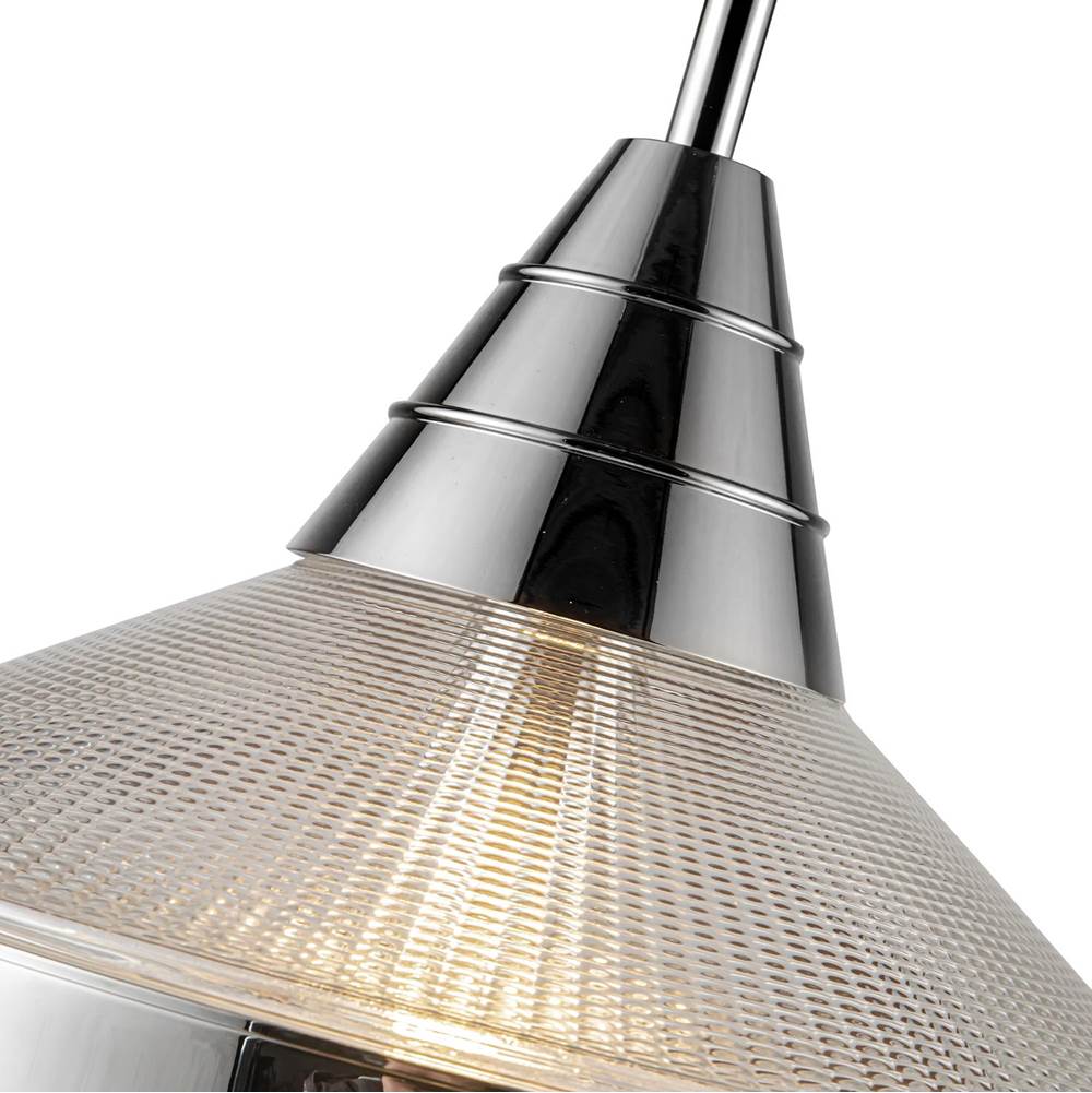 Alora Lighting Willard 14-in Polished Nickel/opal Matte Glass 1 Light Pendant