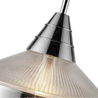 Alora Lighting Willard 14-in Polished Nickel/opal Matte Glass 1 Light Pendant