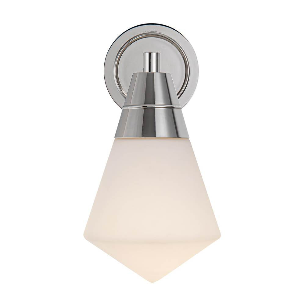 Alora Lighting WV348106PNOP Polished Nickel,Opal Matte Glass Willard 6-in Polished Nickel/opal Matte Glass 1 Light Wall/vanity Image 1