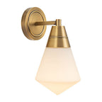 Alora Lighting Willard 6-in Polished Nickel/opal Matte Glass 1 Light Wall/vanity