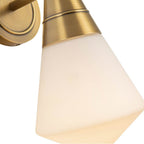 Alora Lighting WV348106VBOP Vintage Brass,Opal Matte Glass Willard 6-in Vintage Brass/opal Matte Glass 1 Light Wall/vanity Image 2