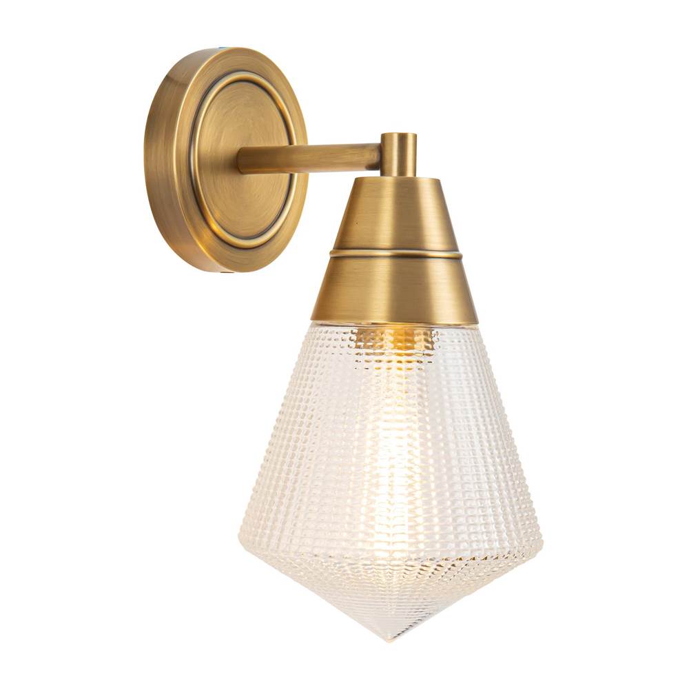Alora Lighting Willard 6-in Polished Nickel/opal Matte Glass 1 Light Wall/vanity