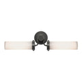 Alora Lighting Wynwood 23-in Urban Bronze/glossy Opal 2 Lights Wall/vanity