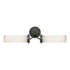 Alora Lighting Wynwood 23-in Urban Bronze/glossy Opal 2 Lights Wall/vanity