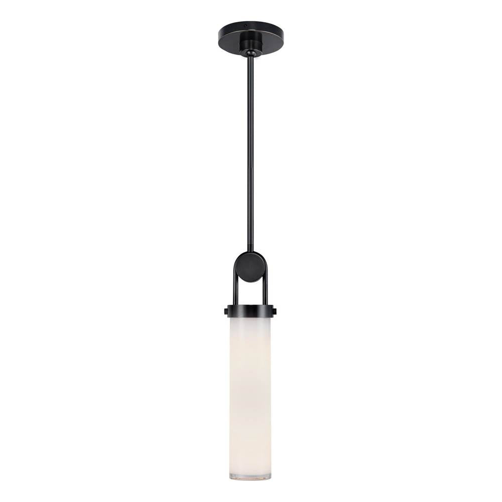 Alora Lighting PD355015UBGO Urban Bronze,Glossy Opal Wynwood 15-in Urban Bronze/glossy Opal 1 Light Pendant Image 1