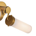 Alora Lighting WV355223VBGO Vintage Brass,Glossy Opal Wynwood 23-in Vintage Brass/glossy Opal 2 Lights Wall/vanity Image 2
