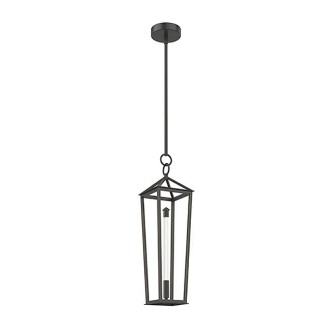 Alora Lighting Delphine 20-in Natural Brass Led Pendant