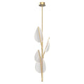 Alora Lighting Flora 4 Head Natural Brass Led Pendant