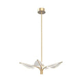 Alora Lighting Flora 5 Head Natural Brass Led Pendant