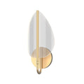 Alora Lighting Flora 7-in Natural Brass Led Wall/vanity