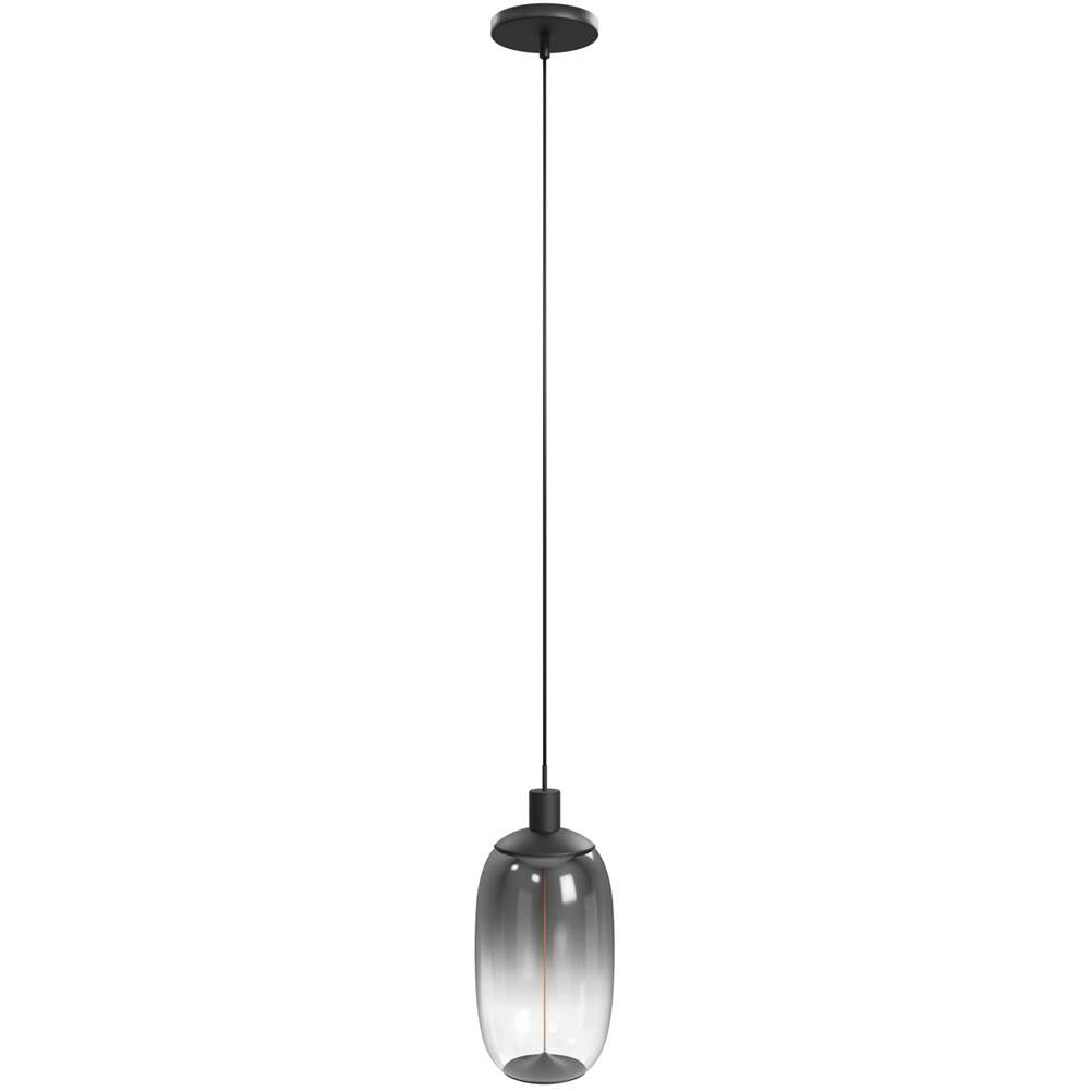 Avenue Lighting HF9172-BK  Monaco 1 Light Acrylic Pendant Image 1