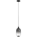 Avenue Lighting HF9172-BK  Monaco 1 Light Acrylic Pendant Image 1