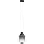 Avenue Lighting HF9172-BK  Monaco 1 Light Acrylic Pendant Image 1