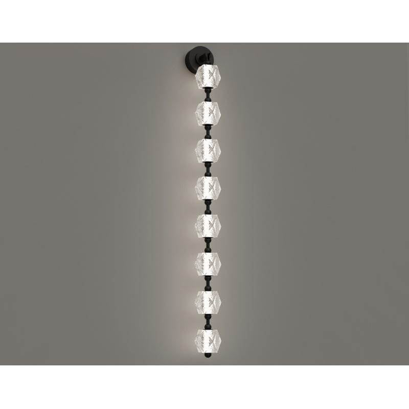 Avenue Lighting HF3908-BK Black Beluga 8 Light Wall Sconce Image 2