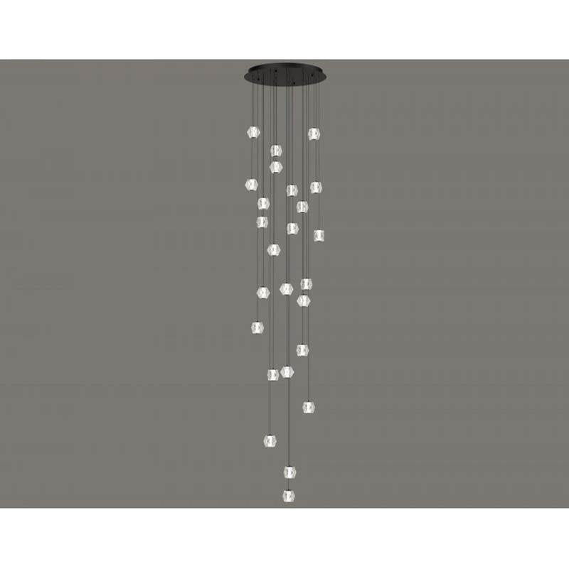 Avenue Lighting HF3925-BK Black Beluga 25 Light Multi Port Pendant Image 2