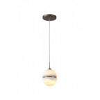 Avenue Lighting HF2900-AB  1 Light Round Alabaster Image 1