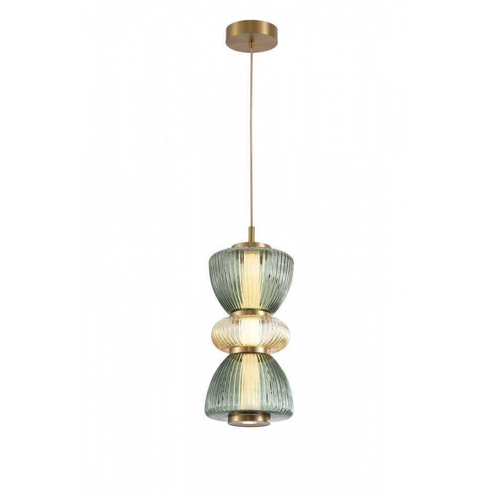 Avenue Lighting HF8970-GYG Aged Brass Pendant Image 1