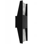 Avenue Lighting  Avenue Outdoor 18''h Rectangular Panel Led Wall Sconce In Black Natural Stone