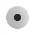 Avenue Lighting G201 White Fremont Disc Shape 1-light In Black/white Glass Image 1