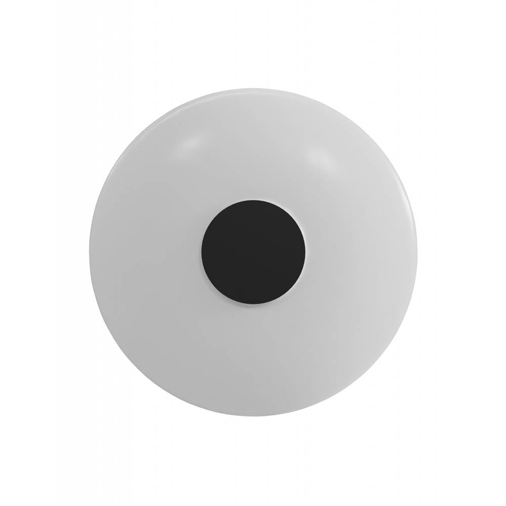 Avenue Lighting G201 White Fremont Disc Shape 1-light In Black/white Glass Image 1