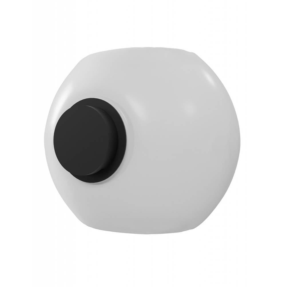 Avenue Lighting Fremont 1-light In Black/white Glass