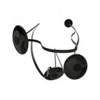 Avenue Lighting HF7203-G202-BLK Black Fremont Belt 3-light 275''l Pendant In Black/smoked Glass Disc Image 1