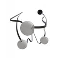 Avenue Lighting HF7203-G301-BLK Black Fremont Belt 3-light 275''l Pendant In Black/white Glass Open Globes Image 1