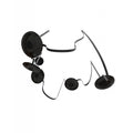 Avenue Lighting HF7205-G202-BLK Black Fremont Belt 5-light 551''l Pendant In Black/smoked Glass Disc Image 1