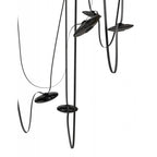 Avenue Lighting Fremont Belt 7-light 826''l Pendant In Black/smoked Glass Disc