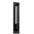 Avenue Lighting  Avenue Outdoor 24''h 3-cct Led Wall Sconce In Black/crystal Light Bar
