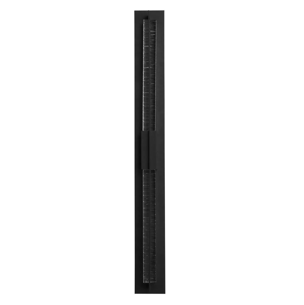 Avenue Lighting  Avenue Outdoor 44''h 3-cct Led Wall Sconce In Black/crystal Light Bar