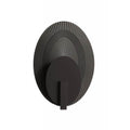 Avenue Lighting  Avenue Outdoor 11''w Oval 3-cct Led Wall Sconce/ribbed Textured Back