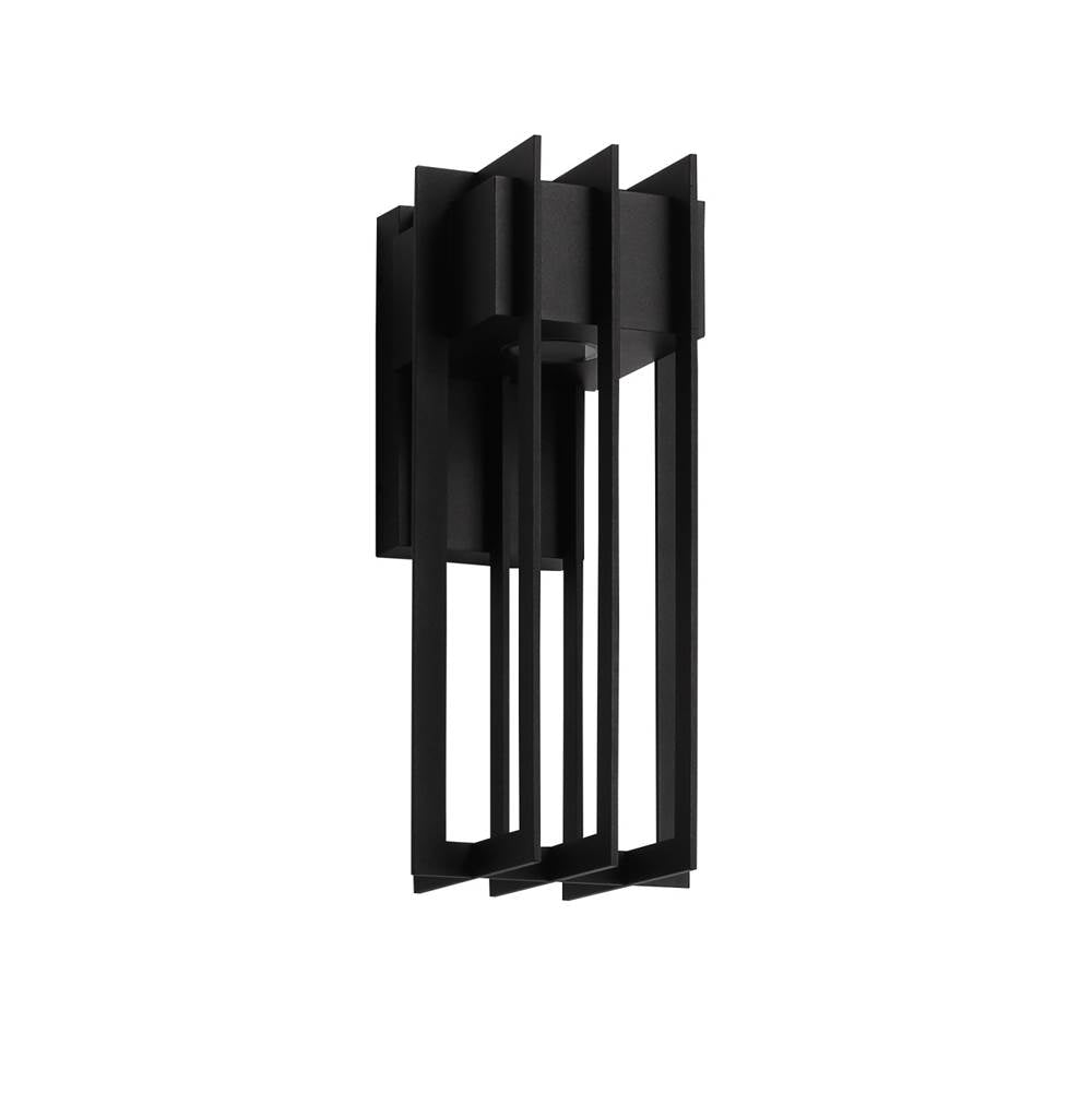 Avenue Lighting  Avenue Outdoor 16''h Angles Led Wall Sconce In Black