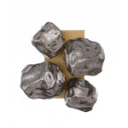 Avenue Lighting Rockefeller 4-light 12''h Rock Shape Wall Sconce In Aged Brass