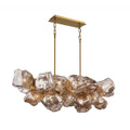 Avenue Lighting Rockefeller 49''w Multi-light Chandelier In Aged Brass