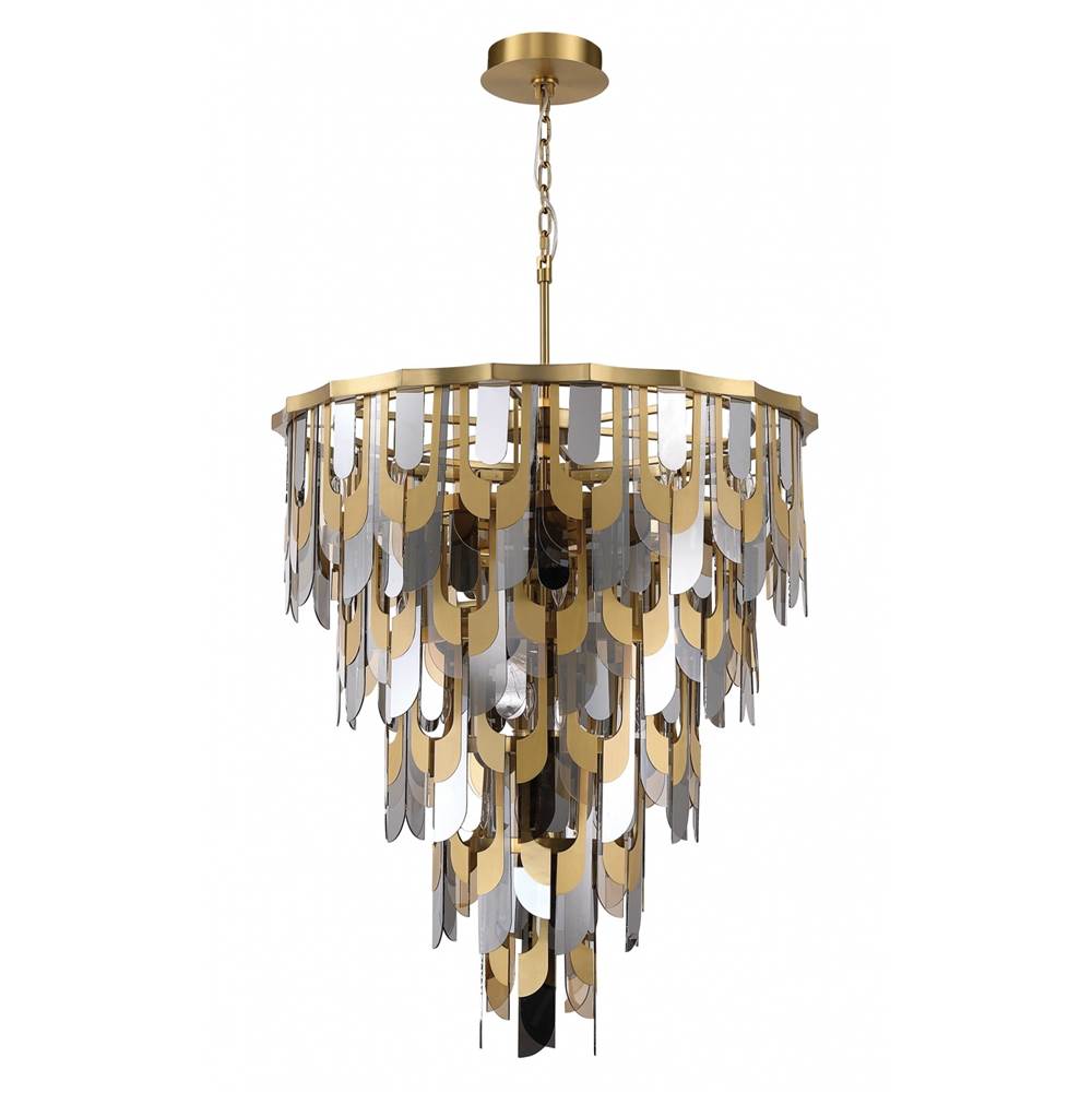 Avenue Lighting Paramount 46''w Pendant In Aged Brass