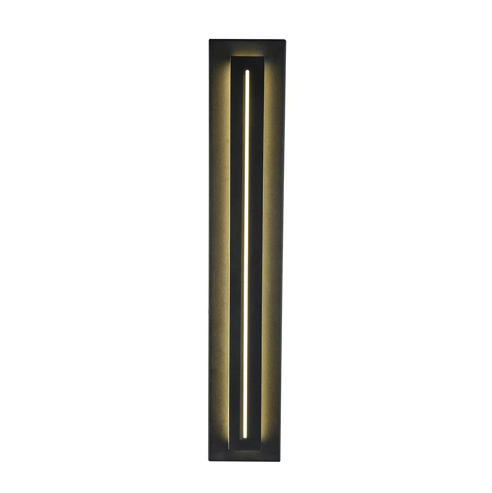Avenue Lighting The Bel Air Avenue Outdoor The Bel Air Collection Black Led Wall Sconce