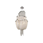 Avenue Lighting Mullholand Dr Mullholland Dr. Collection Black Steel Chain Hanging Foyear Fixture